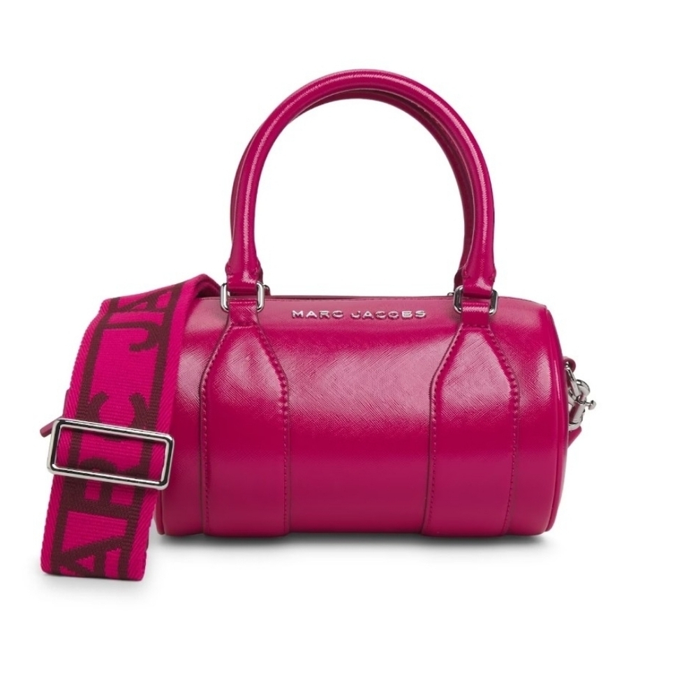Marc Jacobs Logo Barrel  Crossbody Bag.